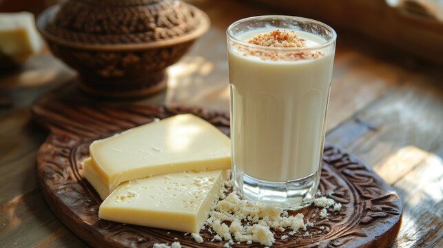 Dil Peyniri: Local Turkish Cheese Slice with Fresh Milk - Nourishing Breakfast Delight