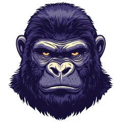 Fototapeta premium Gorilla isolated on white background