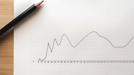 Graph showing business performance trends.