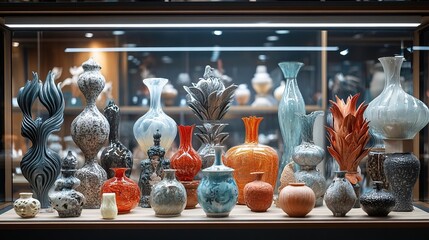 Showcase of Resource - Recycling Handicrafts: Diverse Forms and Colors in the Cabinet