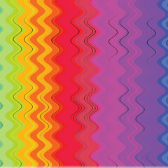 Colorful Wavy Abstract Gradient Background