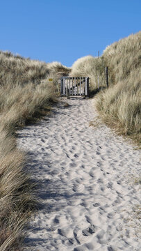 Weg zum Strand in D&auml;nemark