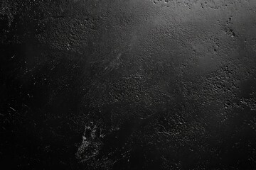 Obraz premium Elegant black background with dark material texture, noise, and grain effect. AI generated illustration.