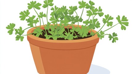 A vibrant potted plant with lush green foliage ideal for home decor and gardening enthusiasts