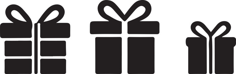 vector illustration of a gift box on white background