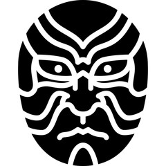 kabuki solid icon