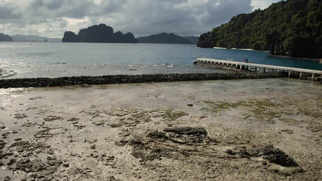 Tropical paradise with crystal waters El Nido Island