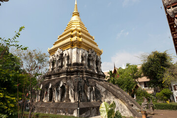 Fototapeta premium Thailand Chiang Mai view on a cloudy spring day