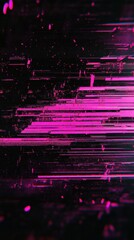 Obraz premium Vibrant Pink Light Streaks on Dark Background