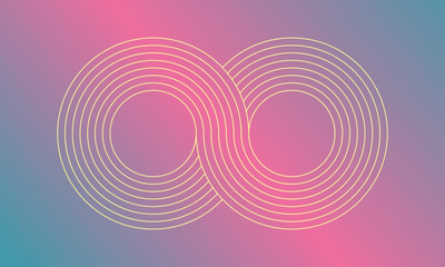 A dynamic vector background with numerous curved lines forming the number eight, presenting a futuristic and artistic composition suitable for branding, posters, or digital media.

