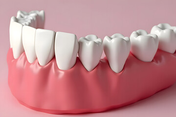 Teeth, gums and dental cleaning equipment