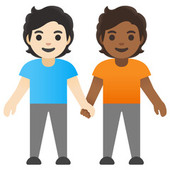 Men Holding Hands Emoji
