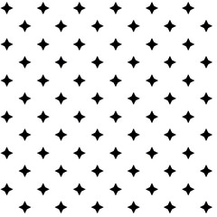 Fototapeta premium Abstract geometric pattern with crosses, stripes, lines. Seamless vector background. White and black ornament. Modern reticulated graphic design.