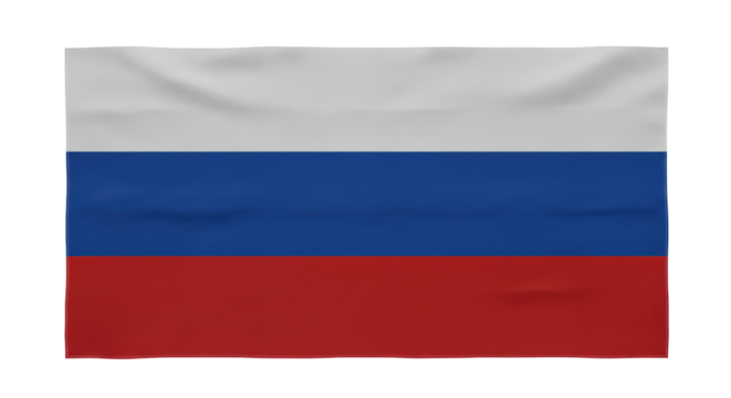 Isolated Russian Flag