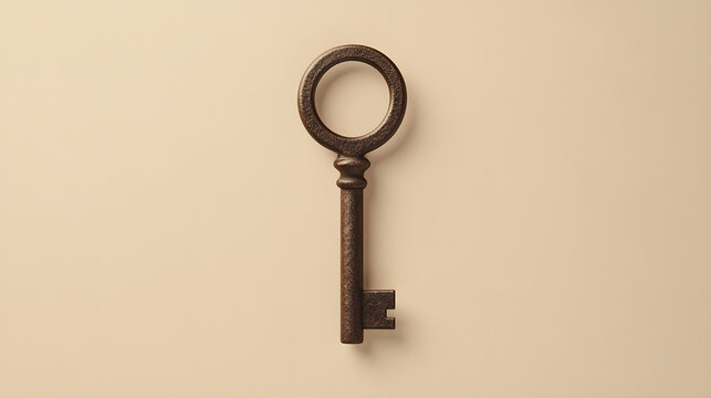 mocha color theme, minimalist style, key, old, isolated, metal, lock, white, security, antique, open, vintage, object, steel, silver, door, aged, keys, success, rust, retro, house, metallic, home, unl