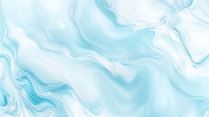 Fototapeta premium Dynamic aqua swirls abstract digital art contemporary gallery fluid design close-up modern aesthetic