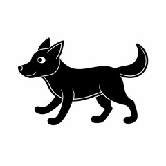 Dog Element Vector Icons And Pet Care Elements Silhouette