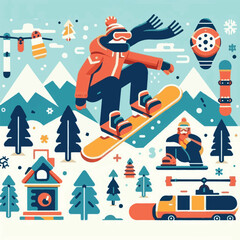 winter, sport, snow, snowboard, activity, mountain, lifestyle, fun, extreme, active, snowboarding, ski, vacation, speed, snowboarder, outdoor, action, resort, travel, recreation, cold, landscape, boar