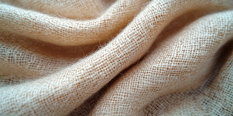 Linen Textile Weave, Natural Fabric