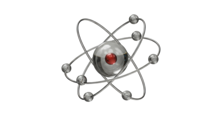 Isolated Atom Structure with Metallic Finish