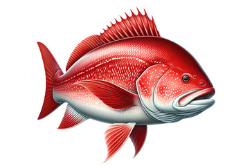 siamese fighting fish isolated