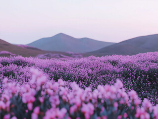 Fototapeta premium 진달래 동산 
