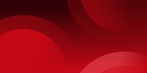 Obraz premium Red abstract wave background with soft curves and vibrant colors
