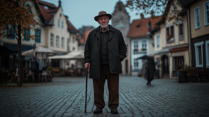 He gently turns his head to his left, opens his eyes and smiles.