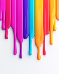 Colorful paint splats create vibrant background pattern that adds energy and creativity to any space