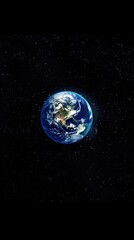 Obraz premium Earth in space earth background universe.