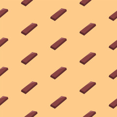 Chocolate Pattern background. dark chocolate bar seamless pattern background. Chocolate Seamless Pattern background.
