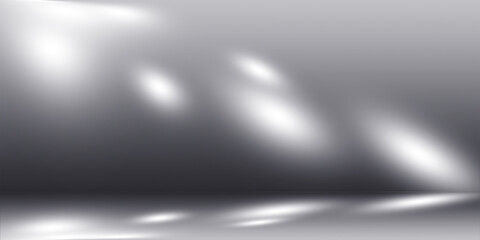 Gray background for product presentation with beautiful lights and shadows