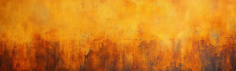 Artistic representation of metal surfaces combined with orange hues for festive themes.