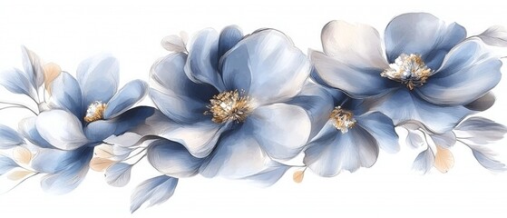 Obraz premium Arte floral versátil para bautizos y aniversarios.