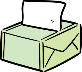 Illustration of tissue paper
