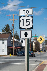 Route 15 Sign