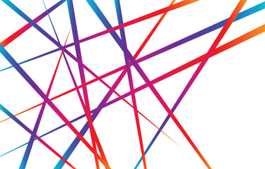 Random chaotic gradient lines abstract geometric pattern texture.