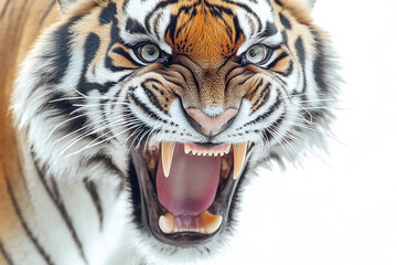 Obraz premium Tiger close-up, fierce tiger,