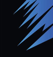 Abstract background with jagged gradient spikes pattern and with some copy space area