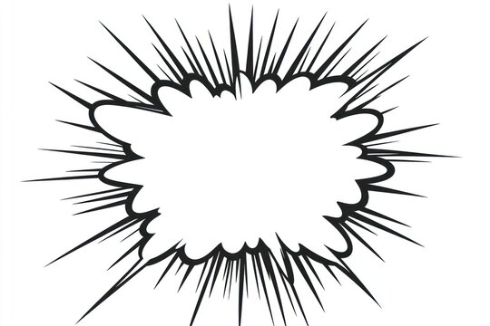 Comic speech bubble squar art illustration cartoon.