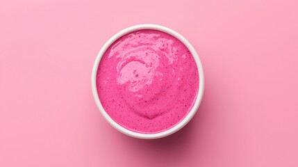 Pink Smoothie Bowl, Delicious and healthy pink smoothie bowl.