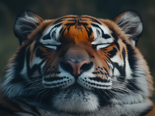 Fototapeta premium Tiger close-up, fierce tiger,