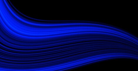 Blue abstract light background lines design with grainy dynamic glowing energy speed fluid wavy dark texture backdrop glow vibrant technology banner