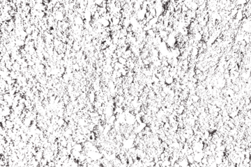 Damaged Dirty Concrete Wall Texture with Grainy Surface on Transparent Background