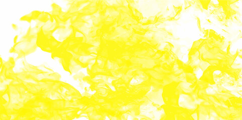 Abstract baby yellow watercolor background for your design. yellow Ink Swirl on White Background with Abstract yellow Smoke Flow Texture. Modern Abstract Ink Design in yellow and White. Artistic yello