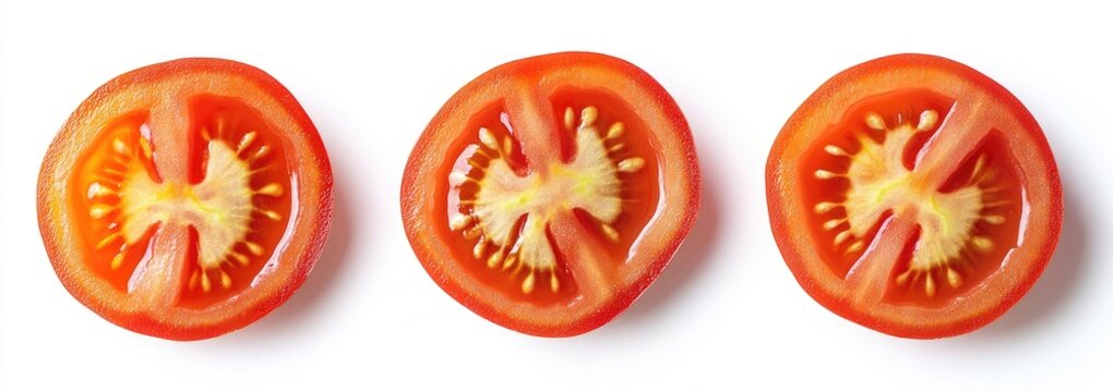 Sliced Tomato Cross-Sections - Powered by Adobe
