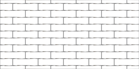 Obraz premium White brick wall background. architecuture construction stone block brick wallpaper. seamless building cement concrete wall grunge background. 