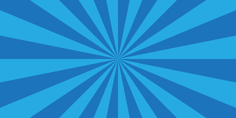Abstract retro blue sunburst pattern colorful design. Vintage sunrays illustration swirl grunge backdrop line. sun beam vector banner design and comic burst gradient concept pattern.