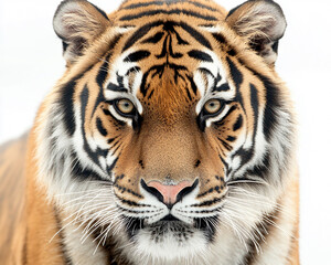 Tiger close-up, fierce tiger,