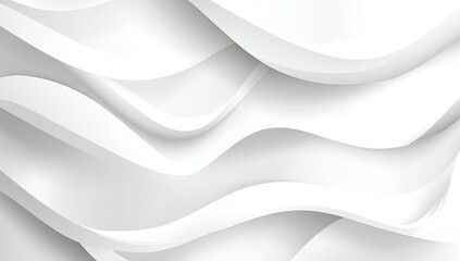 Abstract white wavy lines background